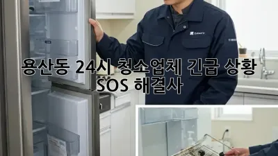 용산동 24시 청소업체🚨 긴급 상황 SOS 해결사 🦸‍♀️
