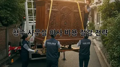 청주 사무실 이사, 비용 절감 전략!